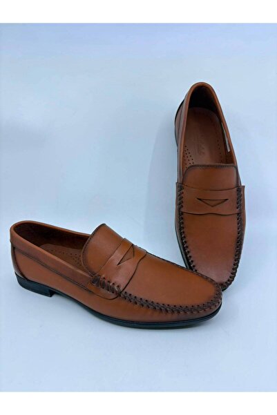 Papuccu أحذية رجالية من الجلد الطبيعي من تابا