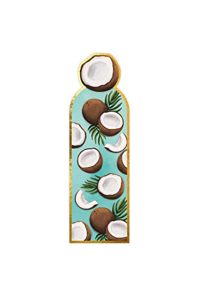 HENRY Semn de carte/marcator magnetic Cocos, cu margine aurie, laminat, Multi...