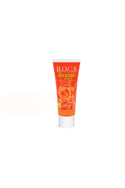 R.O.C.S. ROCS Junior 6-12 Yaş Diş Macunu Florürsüz (Yutulabilir) - Meyveli Gö...