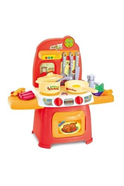 Jumbo Mini Bucătărie cu Lumini și Accesorii Sonore pentru Copii - 26 piese