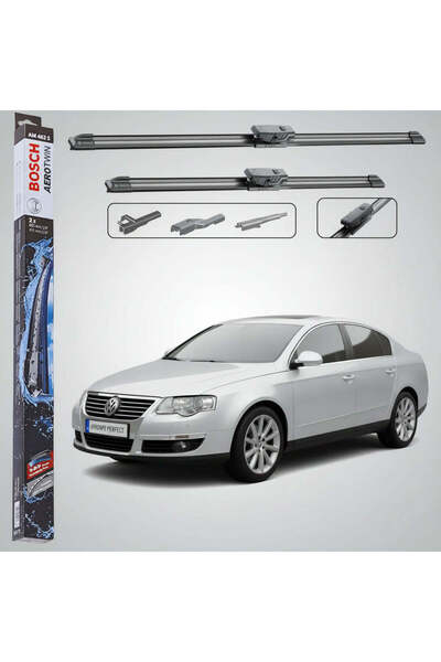 Bosch Σετ Υαλοκαθαριστήρων Παρμπρίζ για VW Passat B6 (3C2) Sedan 2005-2010 | ...