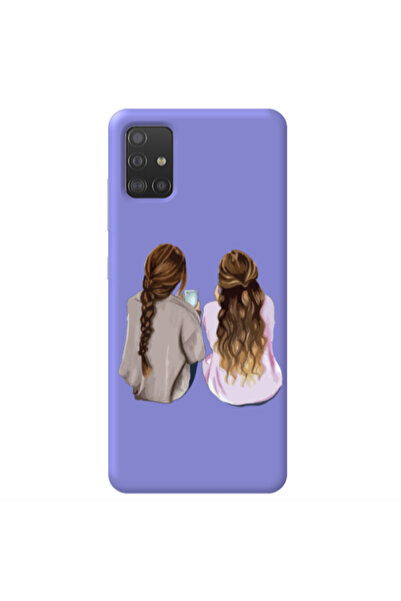 Other Samsung A71 Friends Purple Colored Silicone TPU Θήκη