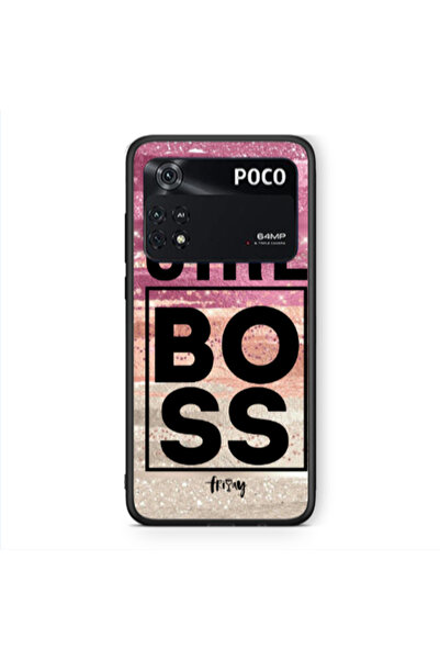 Other Xiaomi Poco M4 Pro 4G Girl boss friday Black Glossy Θήκη