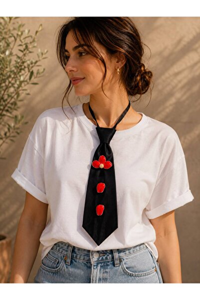 alinastore Brooch-Detained Women's Tie