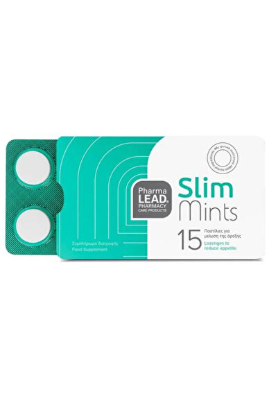 PharmaLEAD Slim Mints Για Μείωση της Όρεξης 15 παστίλιες