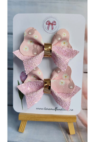 OEM Fundite roz cu Iepurasi / Pink Bows with Bunnies