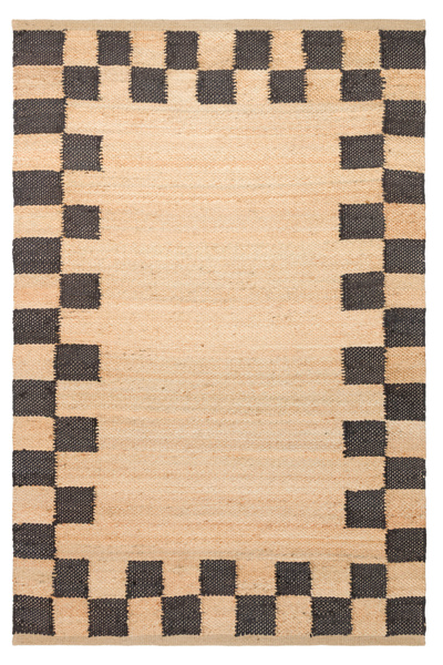 Neşem Halı Boutique EKO HALI Echo Jüt / XW ECH 13 Natural Black XW Jüt ile ür...
