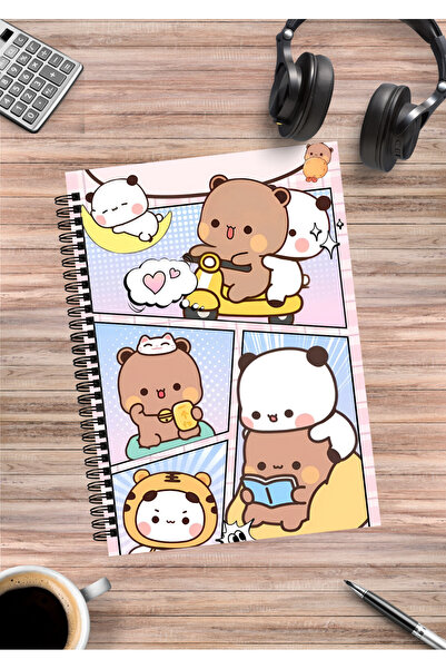 mertfigur Bubu Dudu Anime Spiral Notebook A5 (50 Sheets)