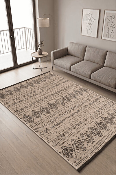 Anaska Home Şönil Halı Salon Halısı Mutfak Halısı Şönil Kilim Leke Tutmaz Hal...