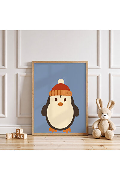luxorpixels (Çerçevesiz) Sevimli Penguen Çocuk Odası Poster