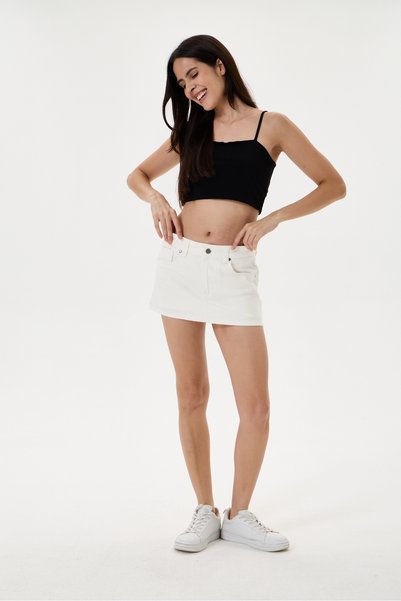 Era Lisa Denim Shorts Skirt Organic Cotton