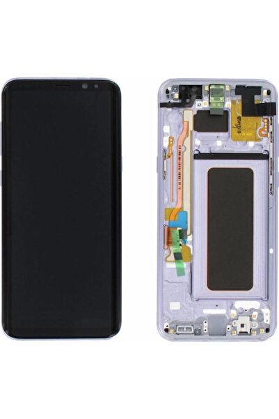 Samsung Οθόνη με μηχανισμό αφής και πλαίσιο για Galaxy S8 Plus (Γκρι Ορχιδέα)...