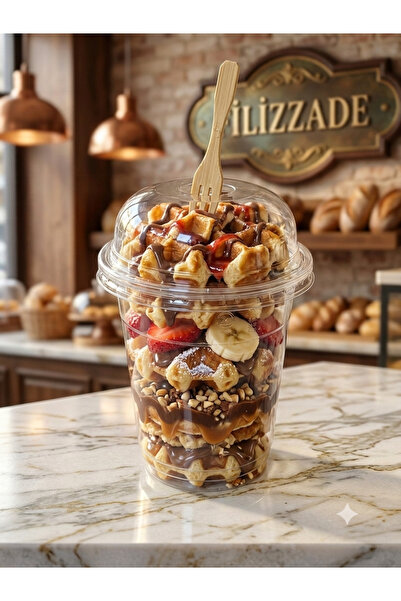 Filizzade 11 Adet ÇOK AMAÇLI İÖECEK VE WAFFLE BARDAĞI