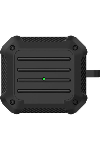 Other Sonique Θήκη Σιλικόνης με Μπρελόκ Μαύρο για Apple AirPods 3