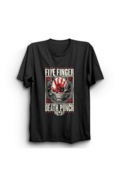ZOKAWEAR Πέντε δάχτυλα Death Punch, Rock, Μεταλλικό T-Shirt