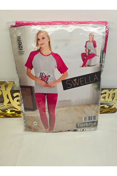 SWELLA Kısa kol kadın pijama takımı