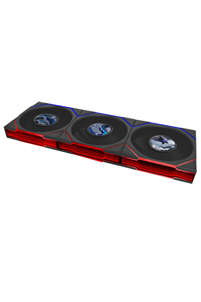 Lian Li UNI FAN Reverse TL LCD FLEX 3x120mm Siyah Kasa Fanı (G9F.12RTLLCD1F3B...