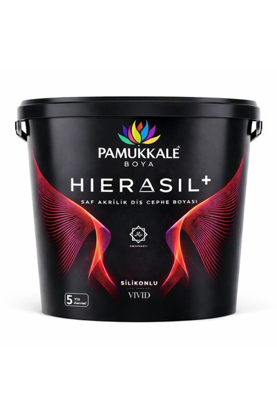 Pamukkale Hierasil %100 Saf Akrilik Silikonlu Dış Cephe Boyası 7.5 Lt Antrasi...