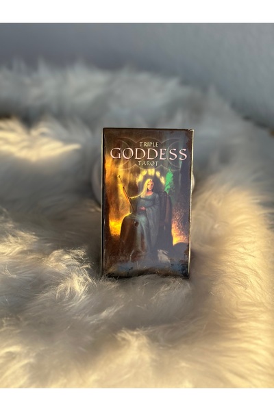 Galaksi Dükkanı Trıple Goddess Tarot Destesi /Tarot Kartları -10cm 6,5cm boyu...