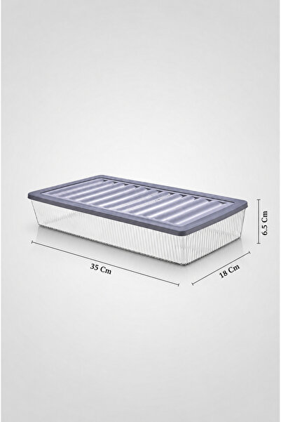 VİGENTİNO 1’Li Set Buzdolabı Organizer Mikrodalga ve Difrize Uygun Saklama Kabı 1 X 3500 ml.
