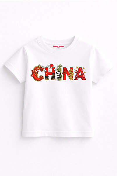 Rabona Fashion China Adventure Icons Kids T-Shirt