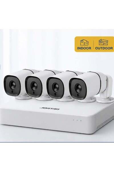 Jortan 85146POE48V-4 5MP PoE Security Camera System, 4 x 5MP IR Cameras, 8-Ch...