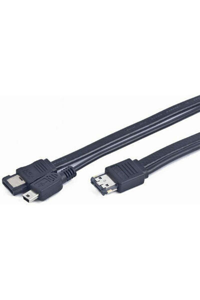 Cablexpert eSATA - eSATA 100cm Μαύρο CC-ESATAP-ESATA-USB5P-1M