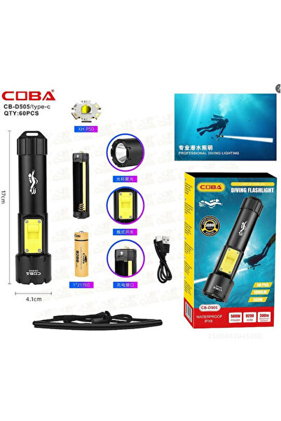 Other Φως Ασφαλείας Κατάδυσης LED με Φωτεινότητα 1000 Lumen για Βάθος έως 300...