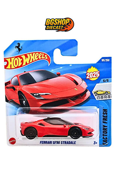 HOT WHEELS Ferrari SF90 Stradale (Kırmızı Kısa Kart)