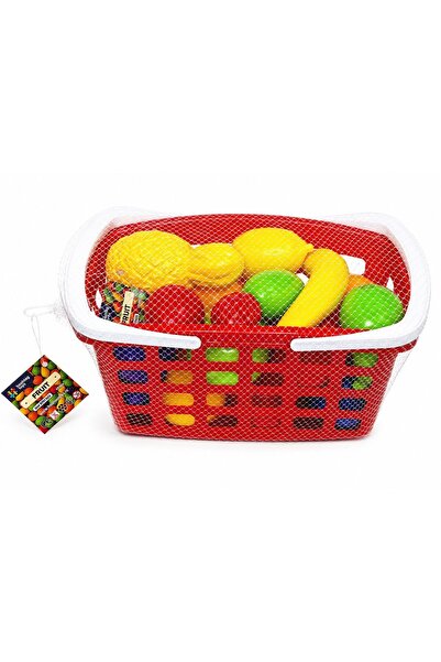 OEM SET COȘ CU MÂNER PENTRU FRUCTE ȘI LEGUME - 17 cm - educativ - plastic