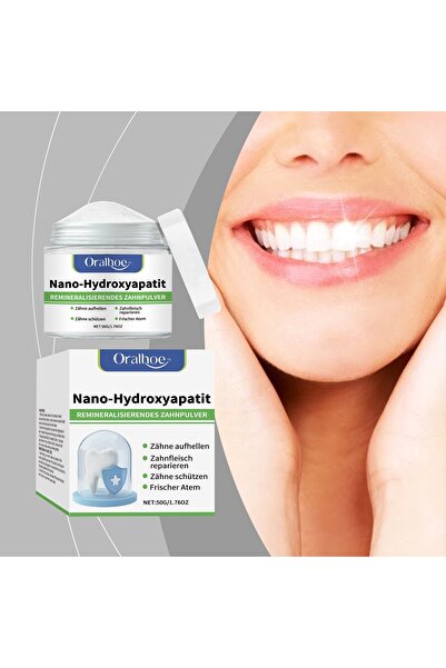 DOPE Oralhoe Nano-Hydroxyapatite Tooth Powder, 50g Remineralizing Teeth White...