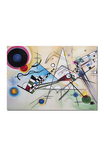artnova Известна ръчно рисувана абстрактна картина, Композиция VIII, 120x90 с...