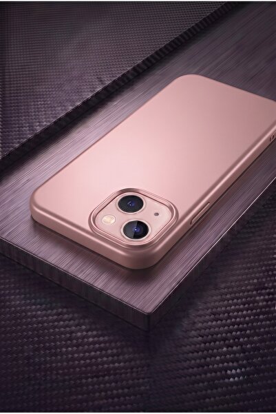 AKSEFİZZ iPhone 14 Plus Kılıf Yumuşak Sade Esnek İnce Pürüssüz Dokulu Kapak