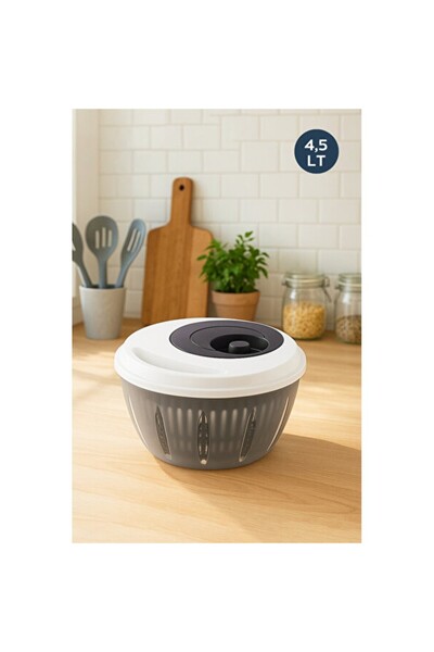 Empressco Modern Super Salad Dryer Anthracite 4.5L — Healthy and Practical Use