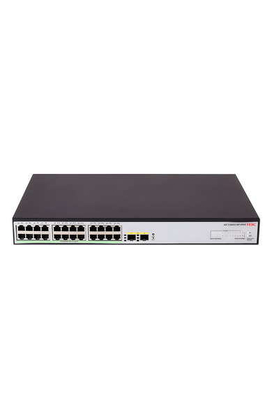 Universal H3c aolynk s1600v2-26p-hpwr-gl 24ge poe+ (370w), 2x sfp l2 managed ...