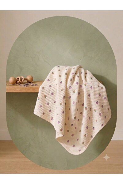 Yağmur Giyim Berço Patterned, Reportable, 100% Cotton Double Layer Baby Blank...