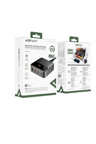 Acefast Desktop Power Station 65W GaN Charger (Z6)