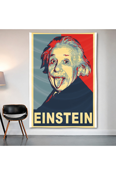 Geek Cultcha Albert Einstein Pop Art Wall Covering Wall Tapestry First Qualit...