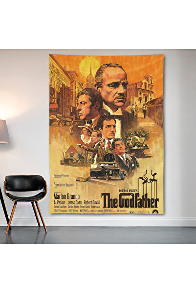Geek Cultcha The Godfather Wall Cloth Wall Tapestry First Quality Satin Fabri...