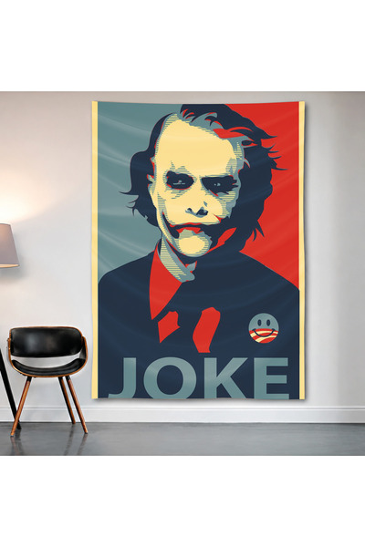 Geek Cultcha Joker Hope Style Wall Covering Wall Tapestry First Quality Satin...