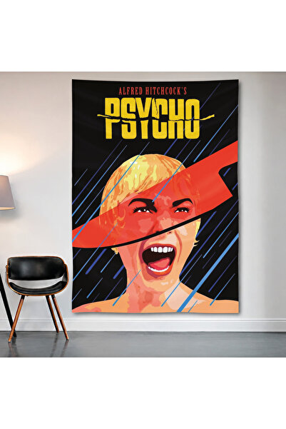 Geek Cultcha Alfred Hitchcock Psycho Wall Cloth Wall Tapestry First Quality S...
