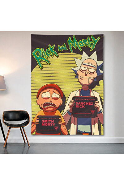 Geek Cultcha Rick and Morty Duvar Örtüsü Duvar Halısı Birinci Kalite Saten Ku...