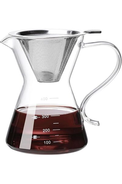 Arabest Pour Over Coffee Maker,Elegant Drip Coffee Maker with Reusable Stainl...