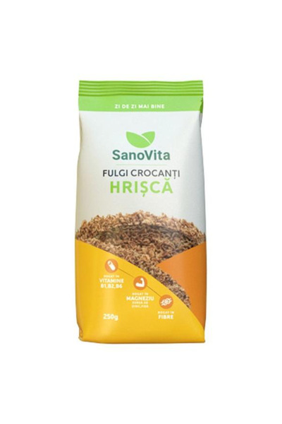 Sano Vita Fulgi de Hrisca Crispy Sano Vita, 250 g