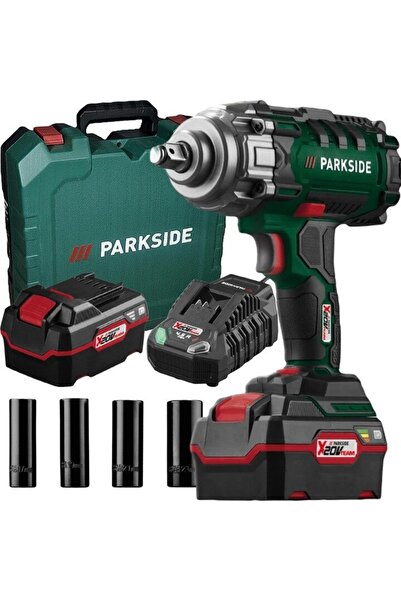PARKSIDE Șurubelniță cu impact 20V 400Nm, set cu 4 biți, inclusiv baterie și ...