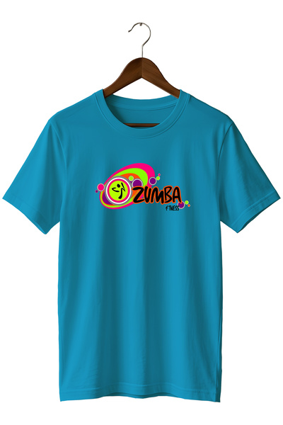 WİDİ Custom Design Energetic Zumba Fitness Dance t Shirt 100% Cotton