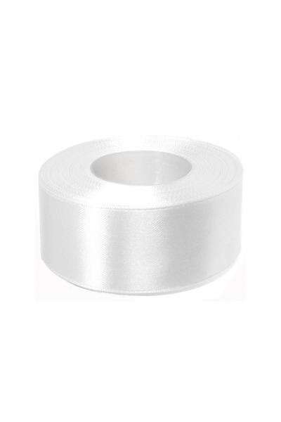 OEM Panglica, Satin, 38 mm, 32 m, Alb