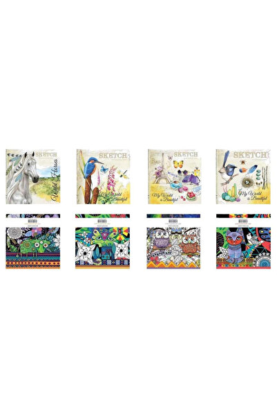 Fresh Notite 165x165mm, 80 file, multicolor