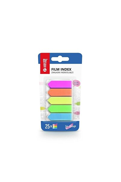 Memobe Separatoare index 12x45 mm, autocolante, multicolor, 5 x 25 buc