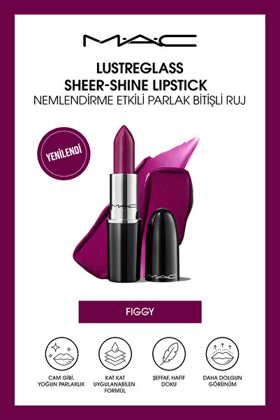 M.A.C Lustreglass Sheer-Shine Lipstick - Nemlendirme Etkili Parlak Bitişli Ru...